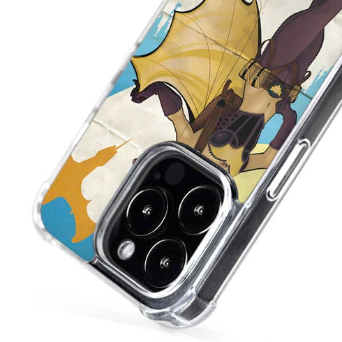 DC Comics Bombshells Batgirl- Fly Gotham City Airlines iPhone 16 Pro MagSafe Case